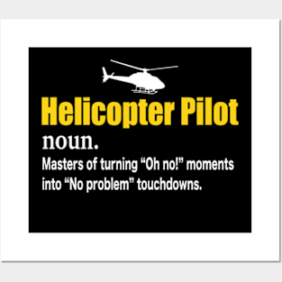 Helicopter Pilot Posters and Art